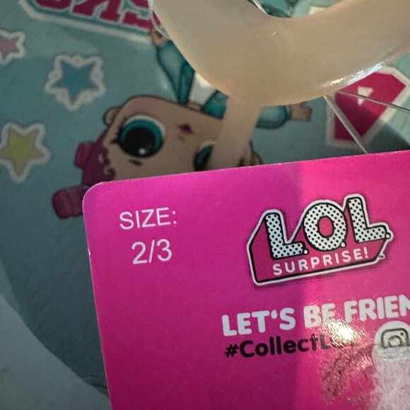 LOL Surprise Kids Flip Flops With Sunlight Color Changing Straps & Fun Character - Picture 3 of 8